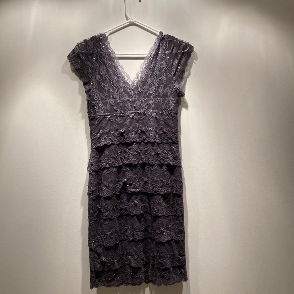 Dark Grey lace dress - Picture 6 of 7